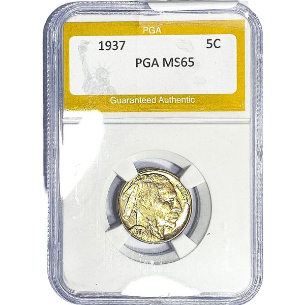 1937 Buffalo Nickel PGA MS65