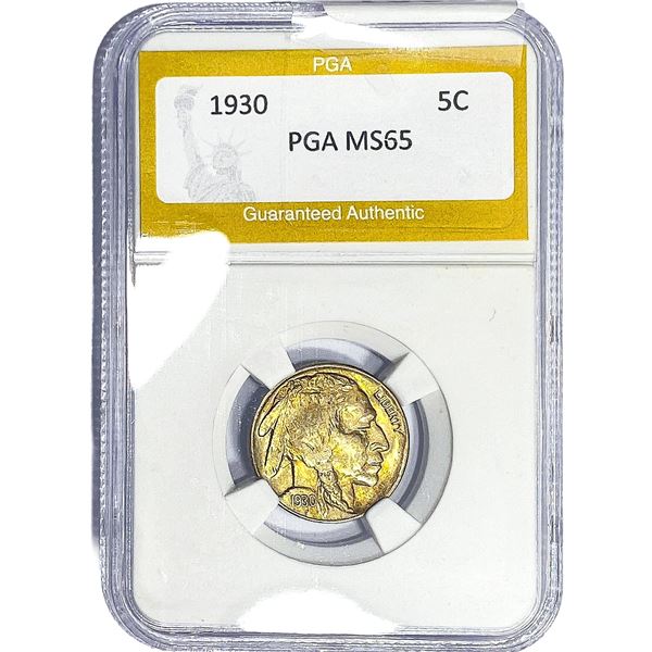 1930 Buffalo Nickel PGA MS65