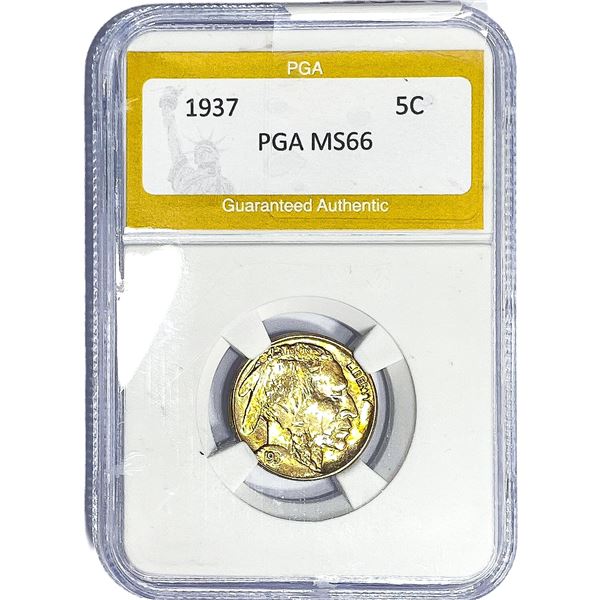 1937 Buffalo Nickel PGA MS66