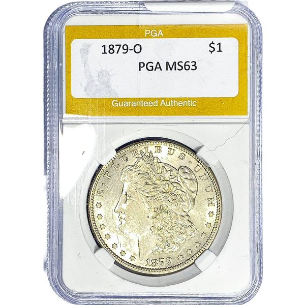 1879-O Morgan Silver Dollar PGA MS63