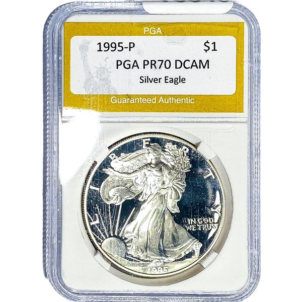 1995-P Silver Eagle PGA PR70 DCAM