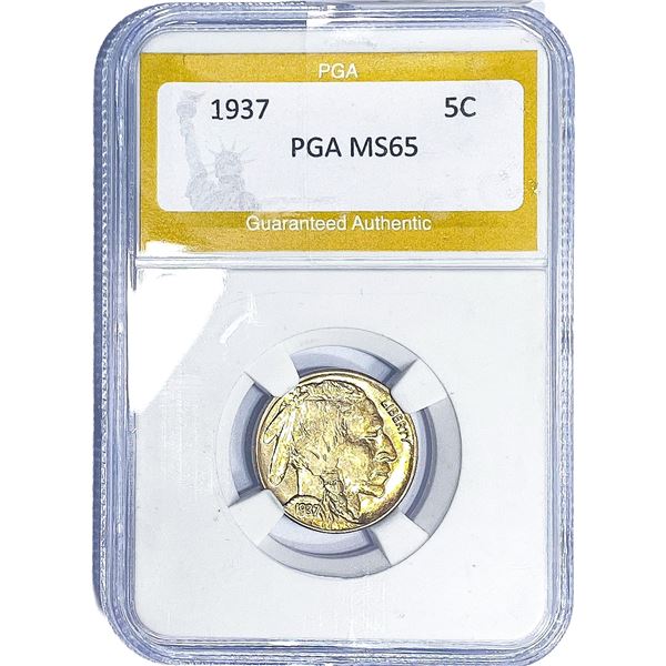 1937 Buffalo Nickel PGA MS65