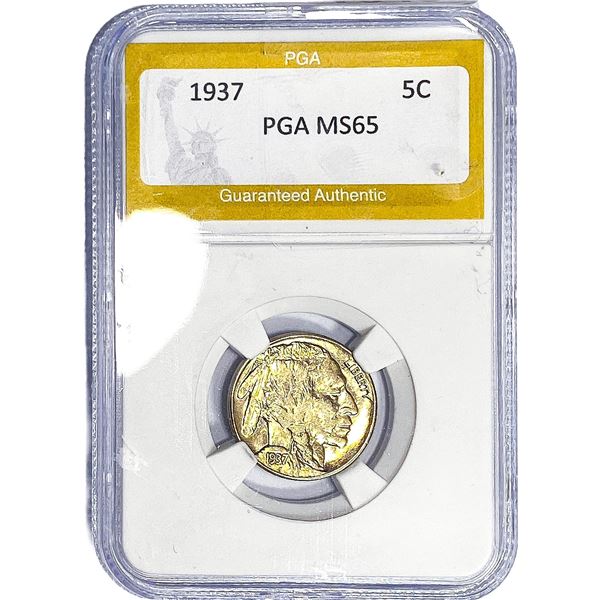 1937 Buffalo Nickel PGA MS65