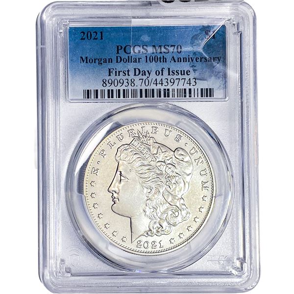 2021 Morgan Silver Dollar PCGS MS70