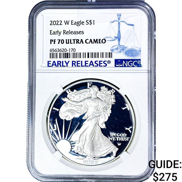 2022-W Silver Eagle NGC PF70 Ultra Cameo