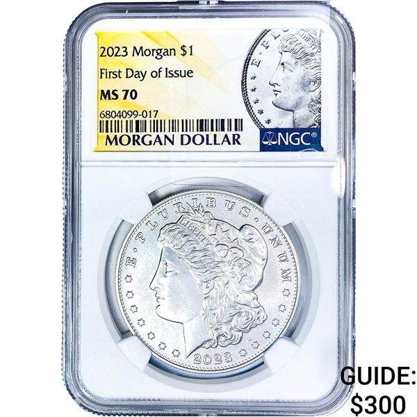 2023 Morgan Silver Dollar NGC MS70
