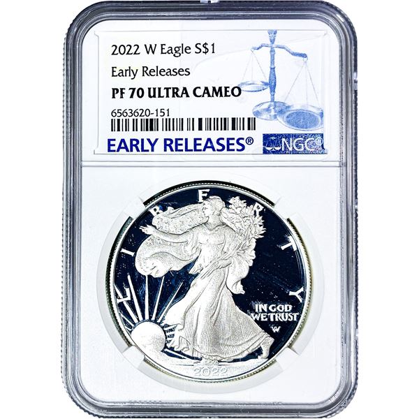 2022-W Silver Eagle NGC PF70 Ultra Cameo