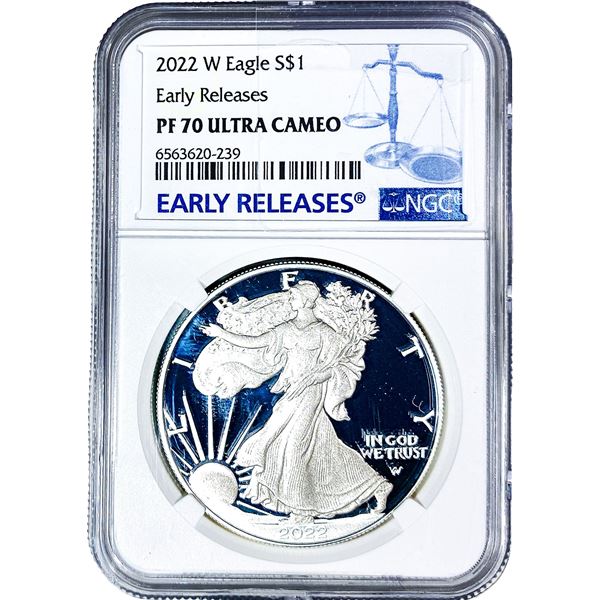 2022-W Silver Eagle NGC PF70 Ultra Cameo