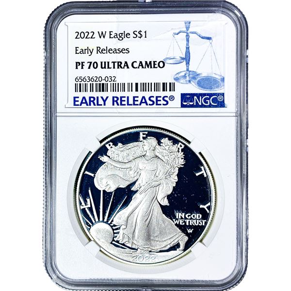 2022-W Silver Eagle NGC PF70 Ultra Cameo