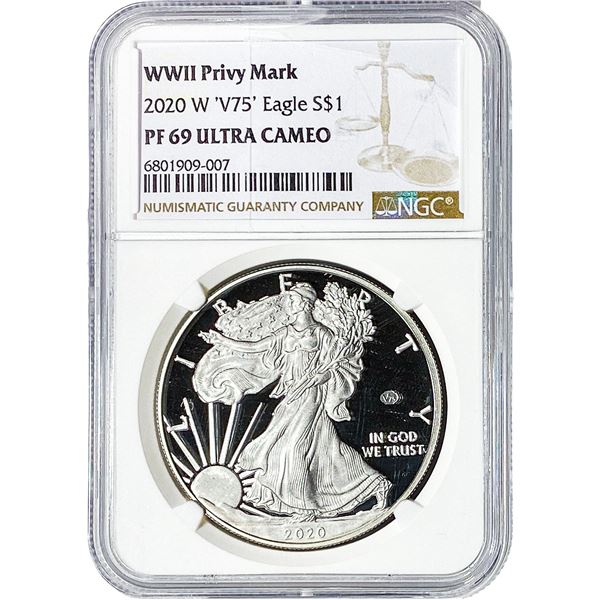 2020-W Silver Eagle NGC PF69 Ultra Cameo