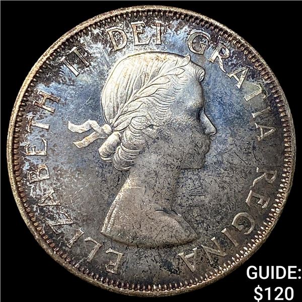 1954 Canada PL Silver 50 Cents UNCIRCULATED