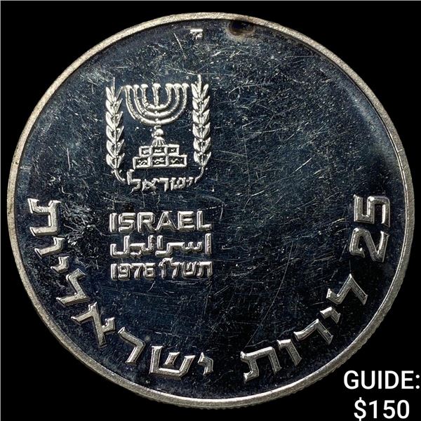 1976 Isreal Silver 25 Lirot Proof