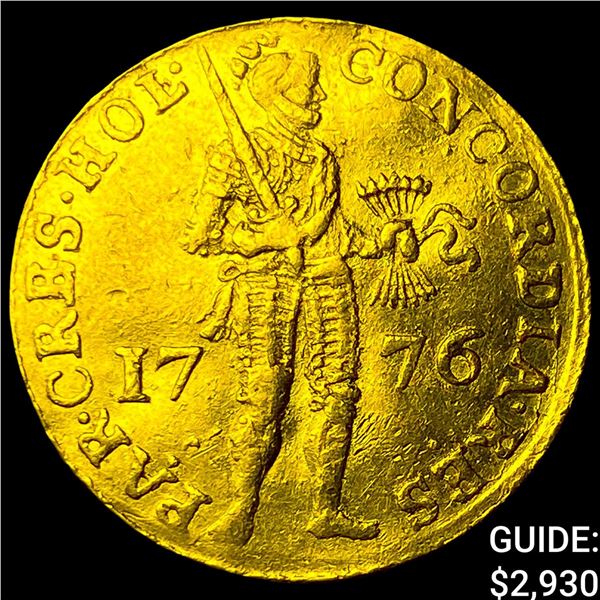 1776 Holland United Netherlands Gold Ducat