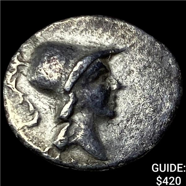 Greek Caria, Kaunos 166-150 BC Silver Hemidrachm
