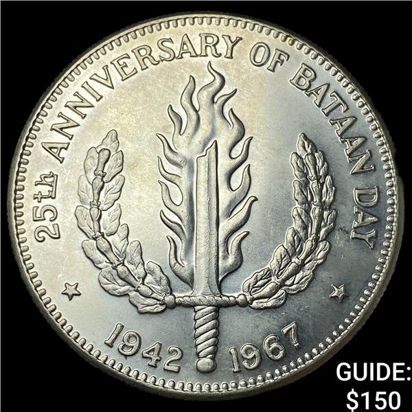 1967 Philippines Silver 1 Peso