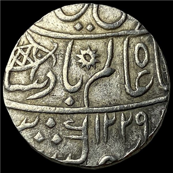 [AH1229]19th Cent. Bengel Presidency Silver Rupee