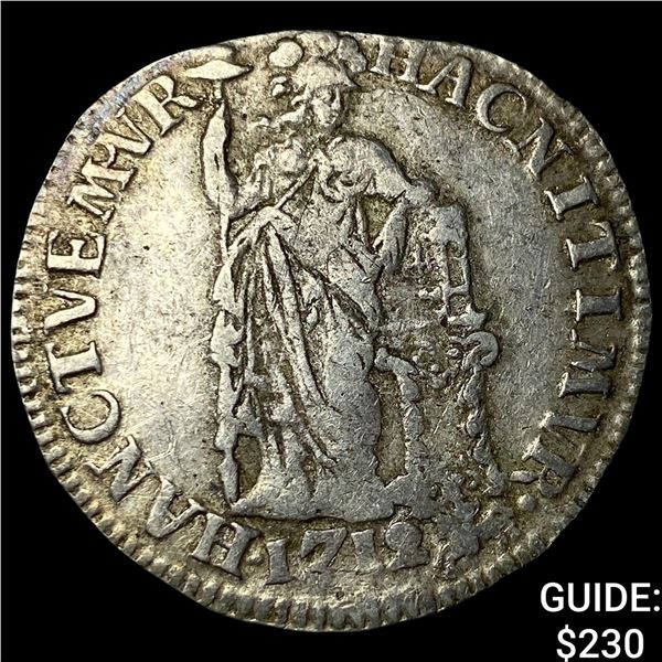 1712 Netherlands Silver Gulden
