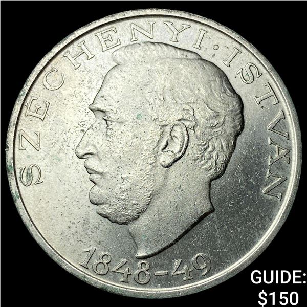 1948 Hungary Silver 10 Forint