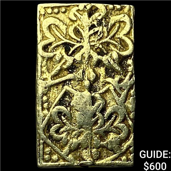 1868-1869 Japan Meiji Dynasty Gold 2 Bu