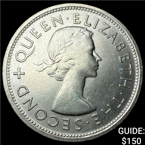 1953 Southern Rhodesia Silver Crown