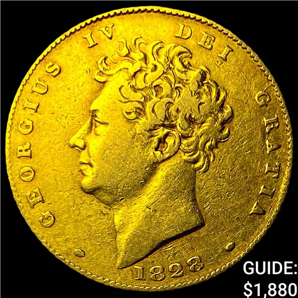 1828 United Kingdom George IV Gold 1/2 Sovereign
