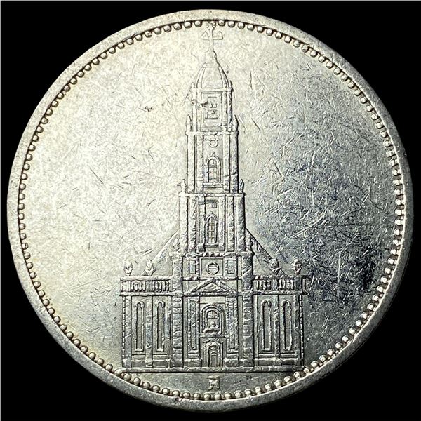 1935A Germany Silver 5 Reichsmark