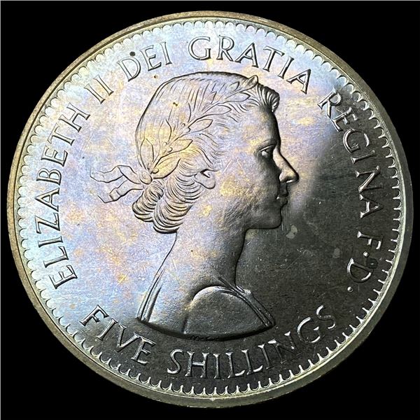 1960 Great Britain Silver 1 Crown Proof Like
