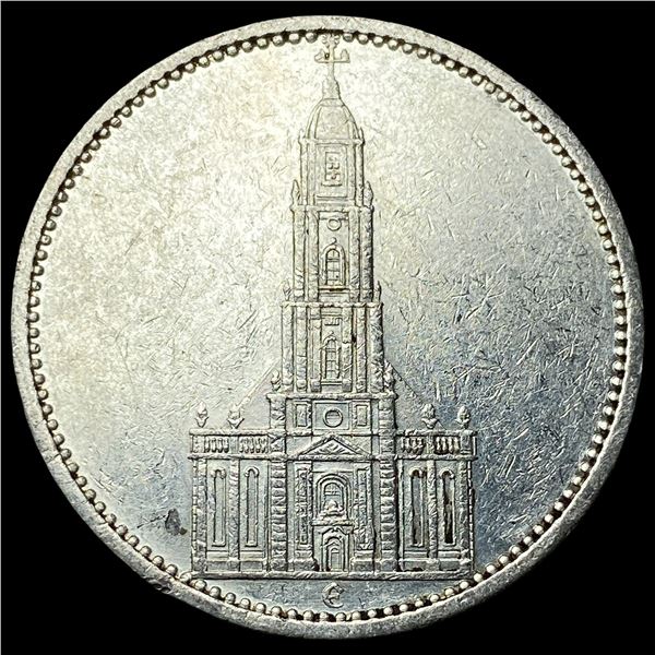 1934E Germany Silver 5 Reichsmark