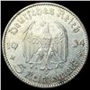 Image 2 : 1934E Germany Silver 5 Reichsmark