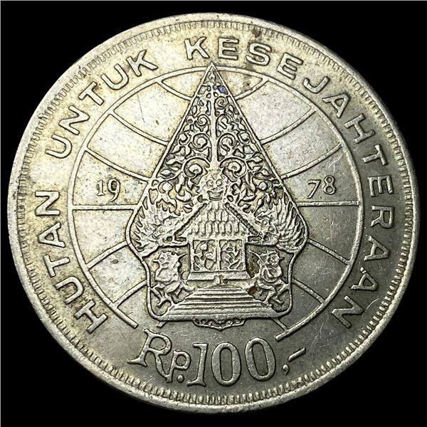 1978 Indonesia Copper-Nickel 100 Rupiah