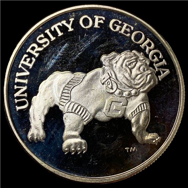 University of Georgia Liberty Bowl .999 Fine  Silver commem CHOICE PROOF