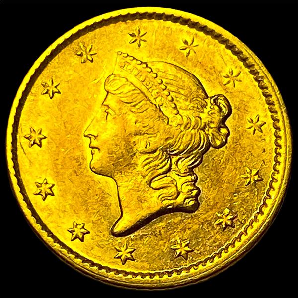 1851-C Gold $1 Liberty Head CLOSELY  UNCIRCULATED