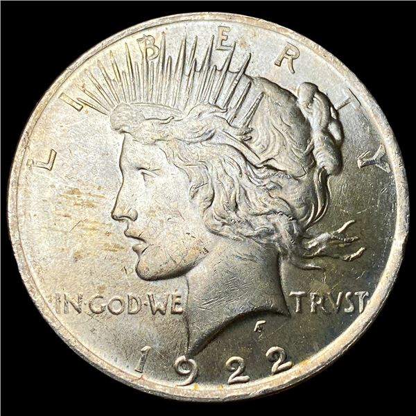 1922 Silver Peace Dollar GEM BU