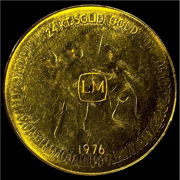 1976 American Bicentennial Society Gold Medal  GEM BU