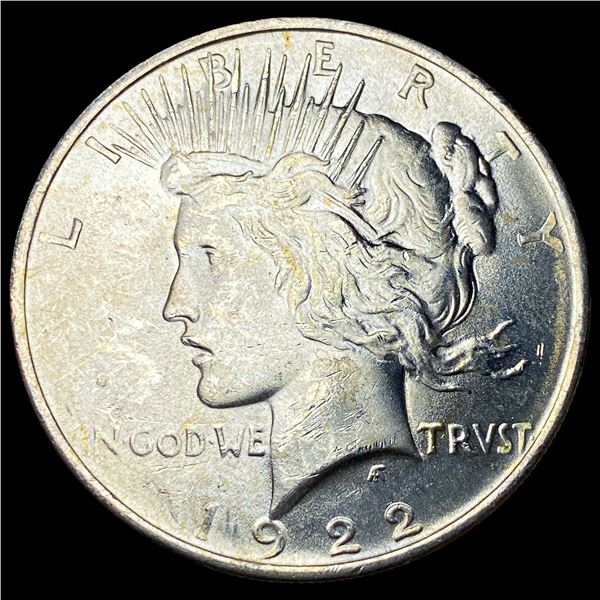 1922 Silver Peace Dollar CHOICE BU