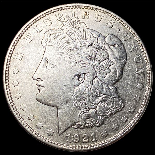 1921 Silver Morgan Dollar NEARLY UNCIRCULATED
