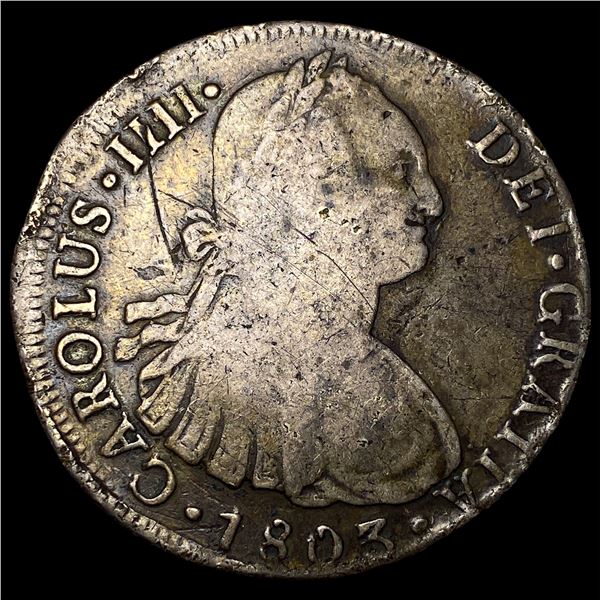 1803-ME Mexico 8 Reales LIGHTLY CIRCULATED