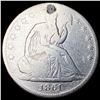 Image 1 : 1861 Silver Seated Liberty Half Dollar HIGH  GRADE