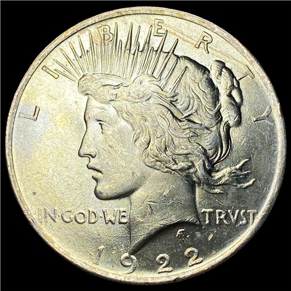 1922 Silver Peace Dollar GEM BU