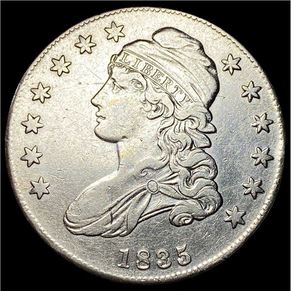 1835 Capped Bust Half Dollar CHOICE AU