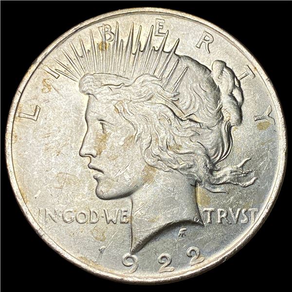 1922 Silver Peace Dollar CHOICE BU