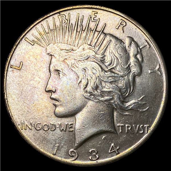 1934-D Silver Peace Dollar CLOSELY  UNCIRCULATED