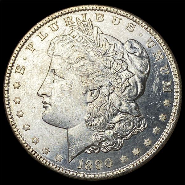 1890 Silver Morgan Dollar GEM BU