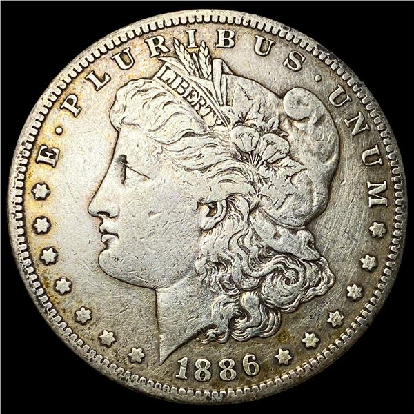 1886 Silver Morgan Dollar LIGHTLY CIRCULATED