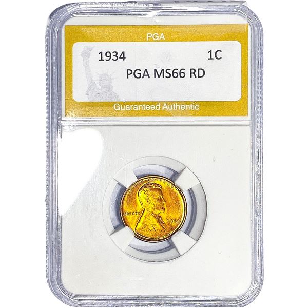 1934 Wheat Cent PGA MS66 RD
