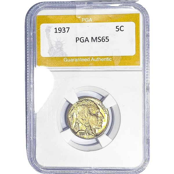 1937 Buffalo Nickel PGA MS65