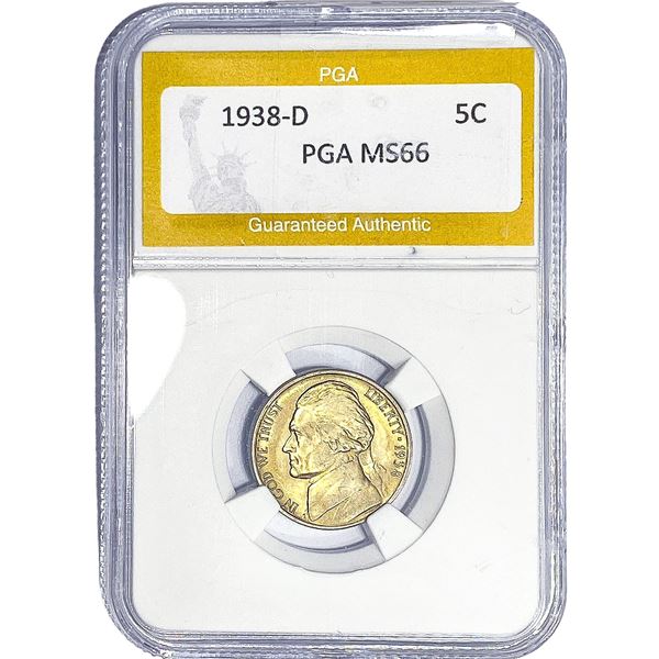 1938-D Jefferson Nickel PGA MS66
