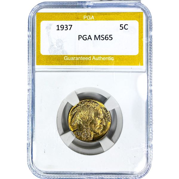 1937 Buffalo Nickel PGA MS65
