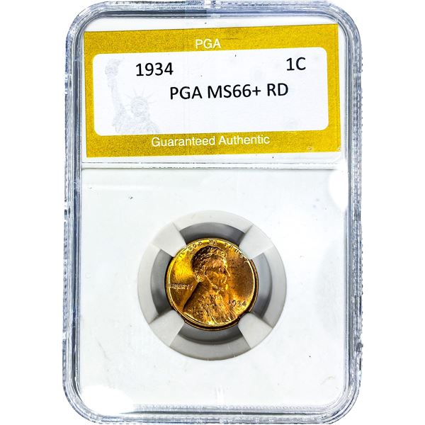 1934 Wheat Cent PGA MS66+ RD
