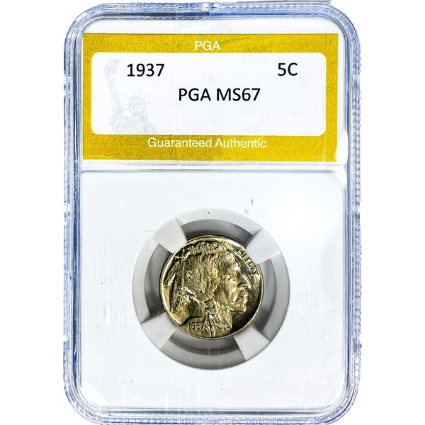 1937 Buffalo Nickel PGA MS67